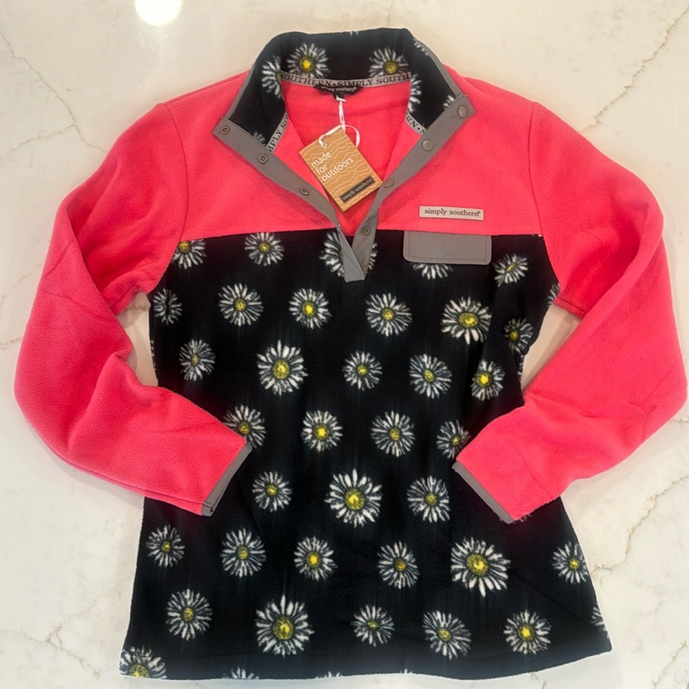 Simply Southern Fleece Pullover - NWT!